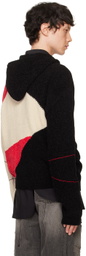 Andersson Bell Black & Red Fite Hoodie