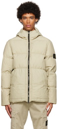 Stone Island Beige Naslan Down Jacket