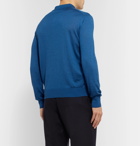 Charvet - Cashmere and Silk-Blend Polo Shirt - Blue