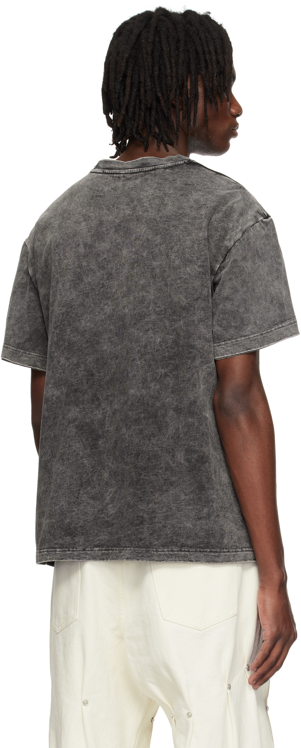 KUSIKOHC Gray & Black Layered T-shirt
