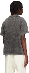 KUSIKOHC Gray & Black Layered T-shirt