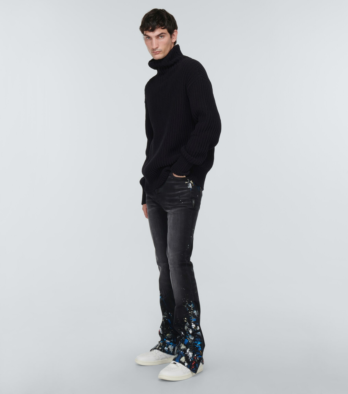Amiri - Paint Splatter flared jeans Amiri
