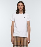 Burberry - Embroidered cotton T-shirt