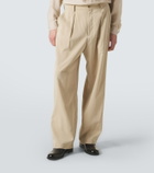 Giorgio Armani Silk-blend straight pants
