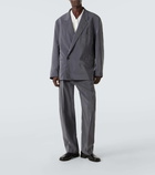 Lemaire Asymmetric silk-blend blazer