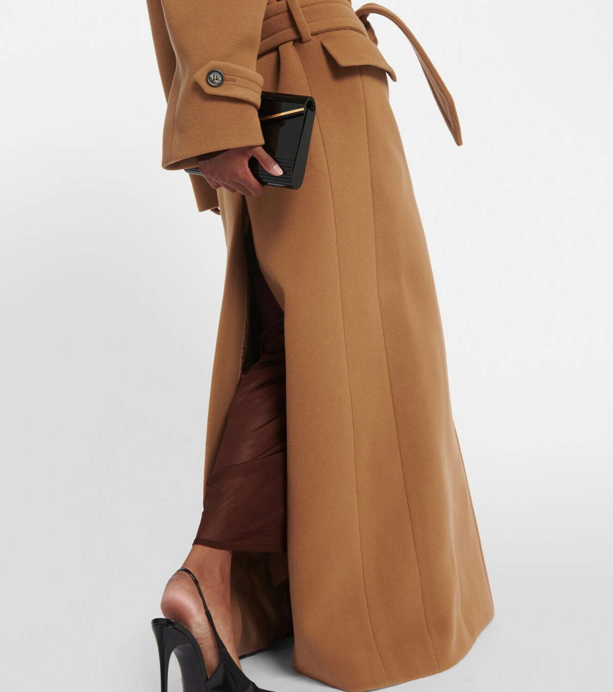 Saint Laurent Oversized wool-blend coat Saint Laurent