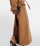 Saint Laurent Oversized wool-blend coat