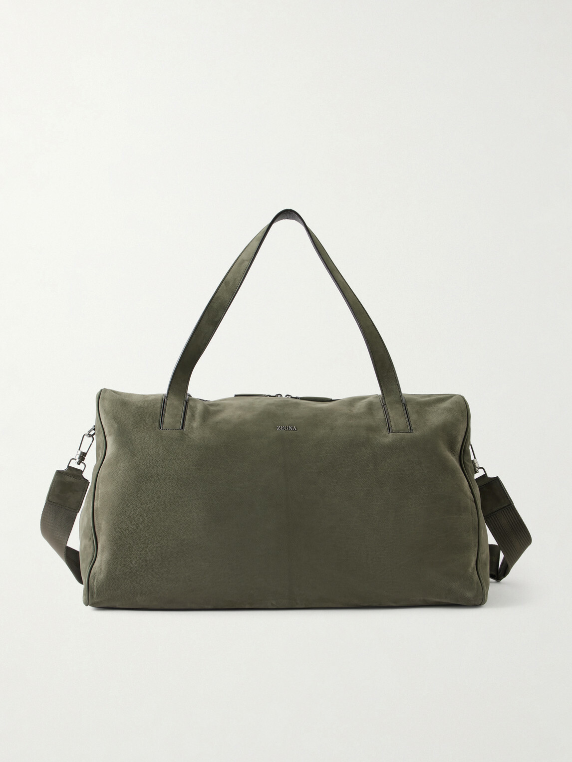 Zegna - Nubuck Weekend Bag - Green