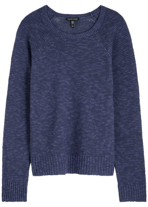 Photo: Eileen Fisher Open-knit Jumper Navy