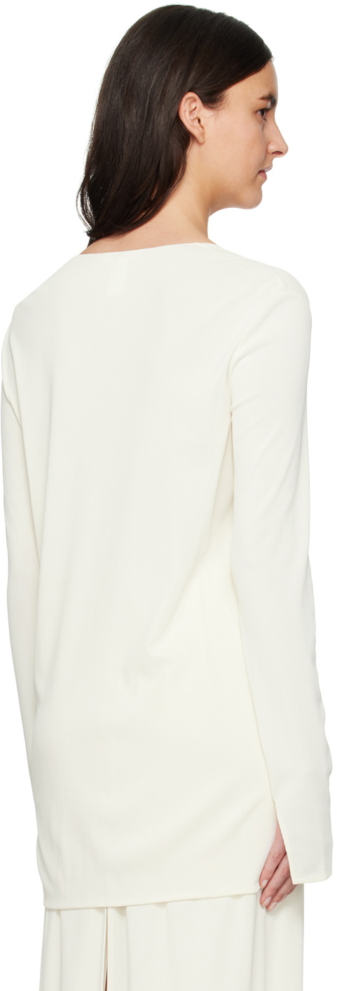 The Row Off-White Isara Blouse