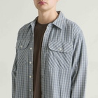 Corridor Men's Americana Check LS in Blue