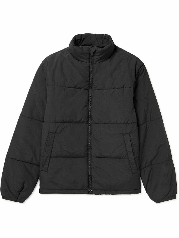 Photo: Onia - Padded Quilted Nylon and Cotton-Blend Poplin Jacket - Black
