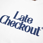 Late Checkout LC Logo T-Shirt in White