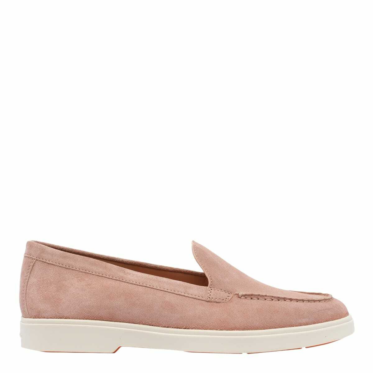パンプス SANTONI POWDER PINK LEATHER AUDREY PUMPS Santoni Powder Leather Audrey Pumps in Pink | Lyst