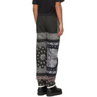 Children of the Discordance Black and Brown Patchwork Bandana Pants