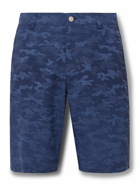 Peter Millar - Shackleford Staight-Leg Camouflage-Print Recycled-Shell Golf Shorts - Blue