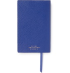 Kingsman - Smythson Panama Cross-Grain Leather Notebook - Blue