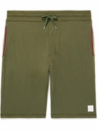 Paul Smith - Straight-Leg Cotton-Jersey Drawstring Shorts - Green