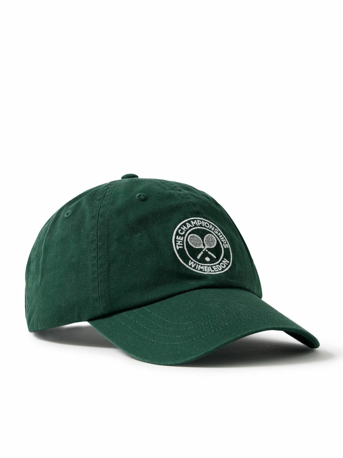 Polo Ralph Lauren - Wimbledon Logo-Embroidered Cotton-Twill Baseball Cap