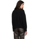 Loulou de Saison Black PIA LDS Oversized Sweater