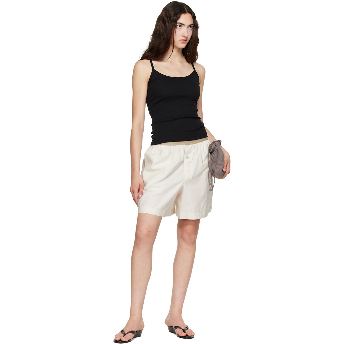 FLORE FLORE Black Bibi Camisole