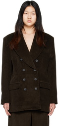 KHAITE Brown Tanner Blazer