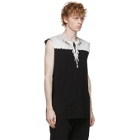 Marcelo Burlon County of Milan Black and White Wings Tank Top