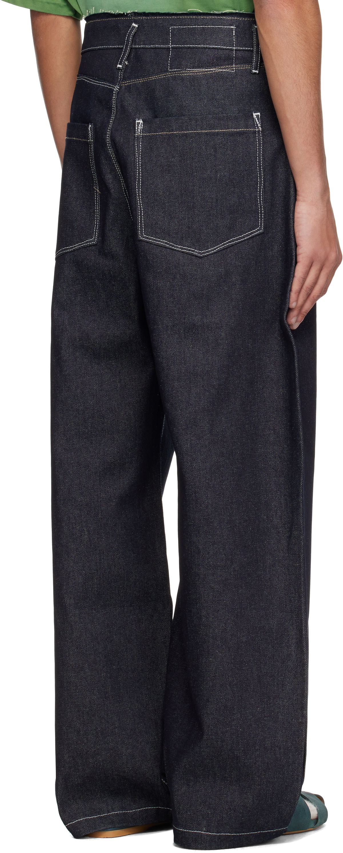 Camiel Fortgens Navy Raw Denim Jeans