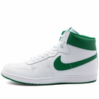 Air Jordan Nike Air Ship Sneakers in White/Pine Green