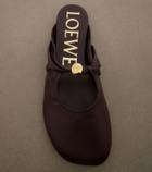 Loewe Pebble Soft leather mules