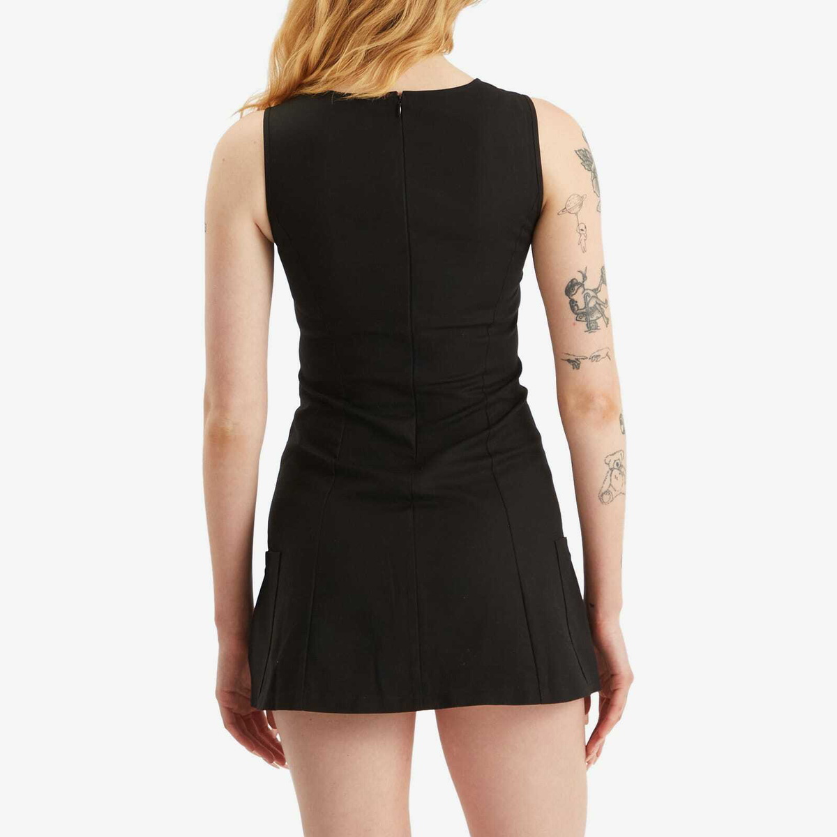 Peachy Den Women's Audrey Mini Dress in Onyx