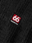 66 North - Hrannar Logo-Appliquéd Waffle-Knit Polartec® Alpha® Half-Zip Sweatshirt - Black