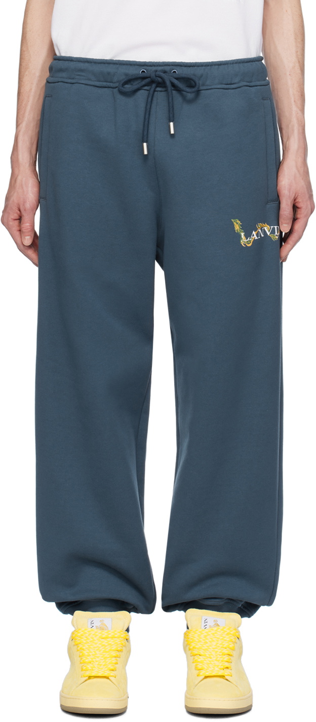 Lanvin Blue CNY Sweatpants