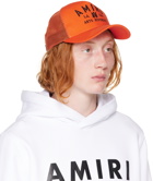 AMIRI Orange Stencil Trucker Cap