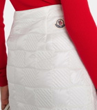 Moncler Logo quilted miniskirt