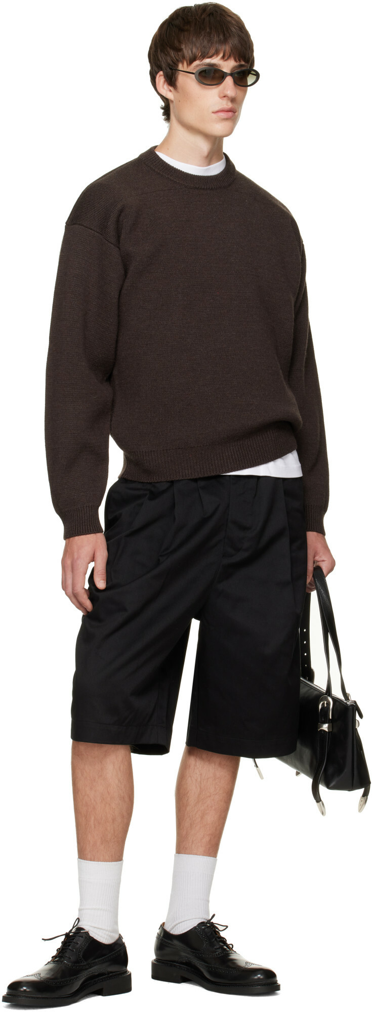 WILLY CHAVARRIA Black Borracho Shorts