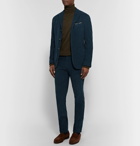Boglioli - Midnight-Blue Slim-Fit Unstructured Stretch-Cotton Corduroy Suit Jacket - Men - Midnight blue