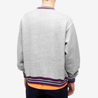 Acne Studios Men's Fiah V Neck Crew Sweat in Marble Grey Melange