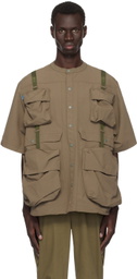 Archival Reinvent Khaki WIND AND SEA Edition Arc Military Bags Shirt
