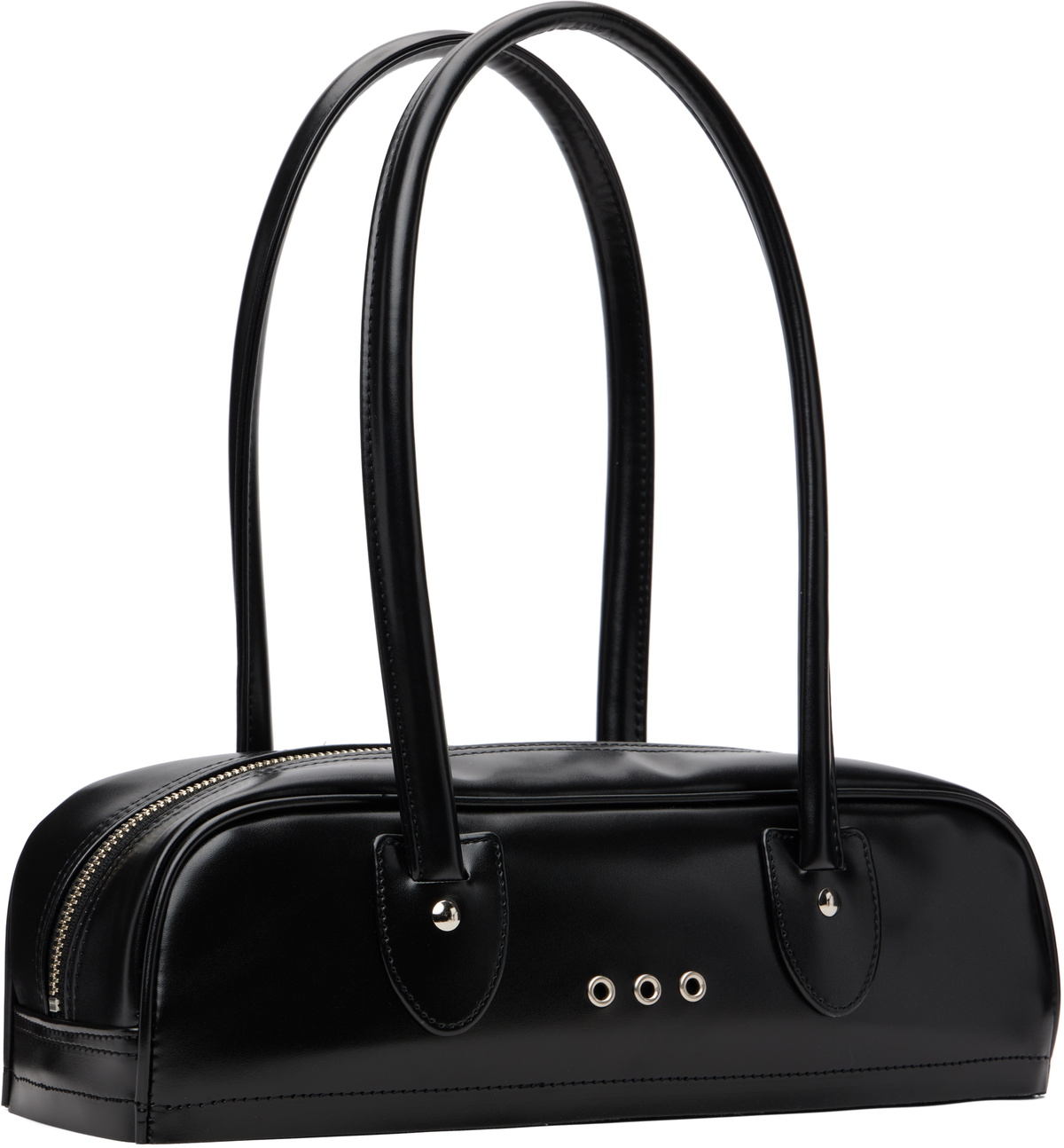 Comme des Garçons Comme des Garçons Black Synthetic Leather Shoulder Bag