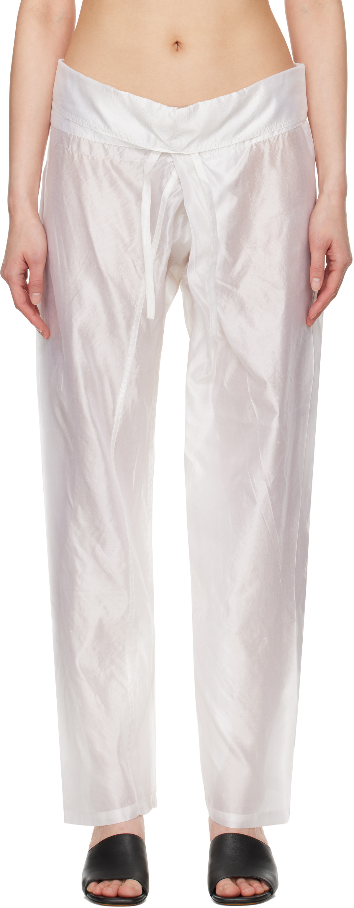Gimaguas White Oahu Trousers Gimaguas