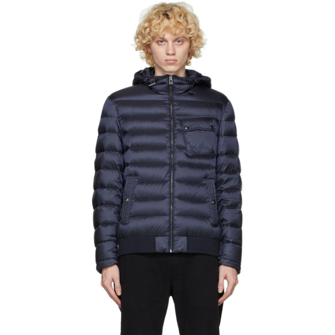 Photo: Belstaff Navy Down Streamline Puffer Jacket