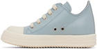 Rick Owens Kids Blue Porterville Low Sneaks Sneakers