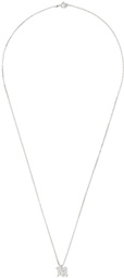 MISBHV Silver 'The M' Necklace