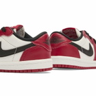 Air Jordan 1 Retro Low OG TD Sneaker in Red/Black/White