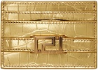 Versace Gold Greca Goddess Card Holder