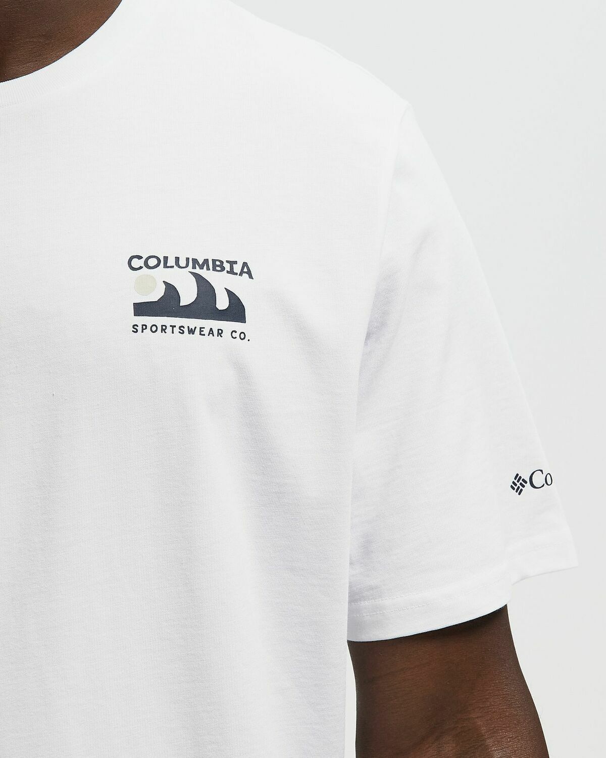 Columbia Explorers Canyon™ Back SS Tee White Mens Shortsleefe