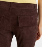 Stouls Pawlonia suede flared pants