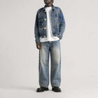 Thug Club Men's Extendo Denim Jacket in Blue
