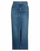 Mother Womens Denim skirt in Blue